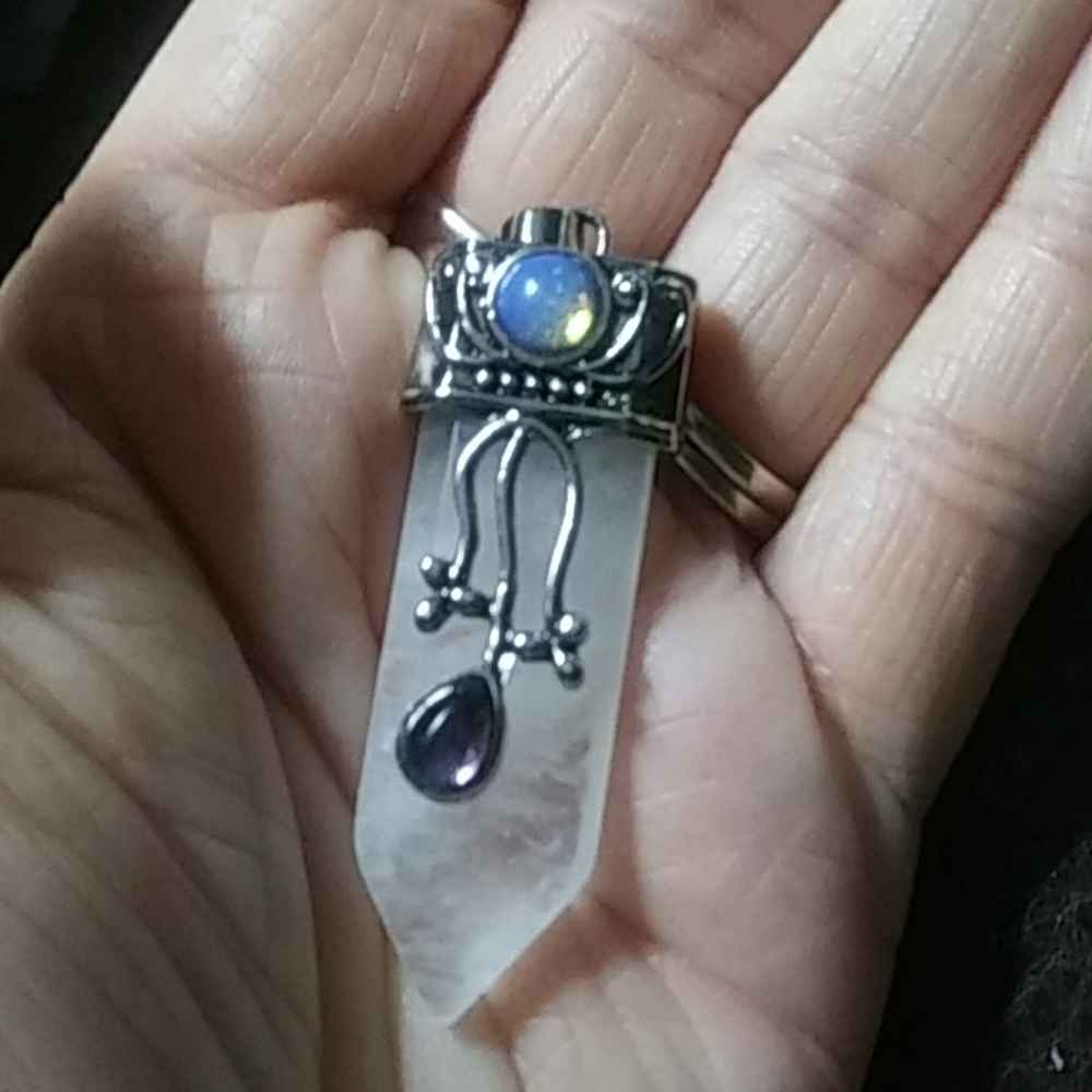 Crystal Quartz Point Pendant